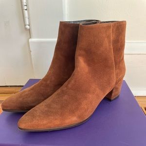 NIB zephyr suede Stuart weitzman boots 8